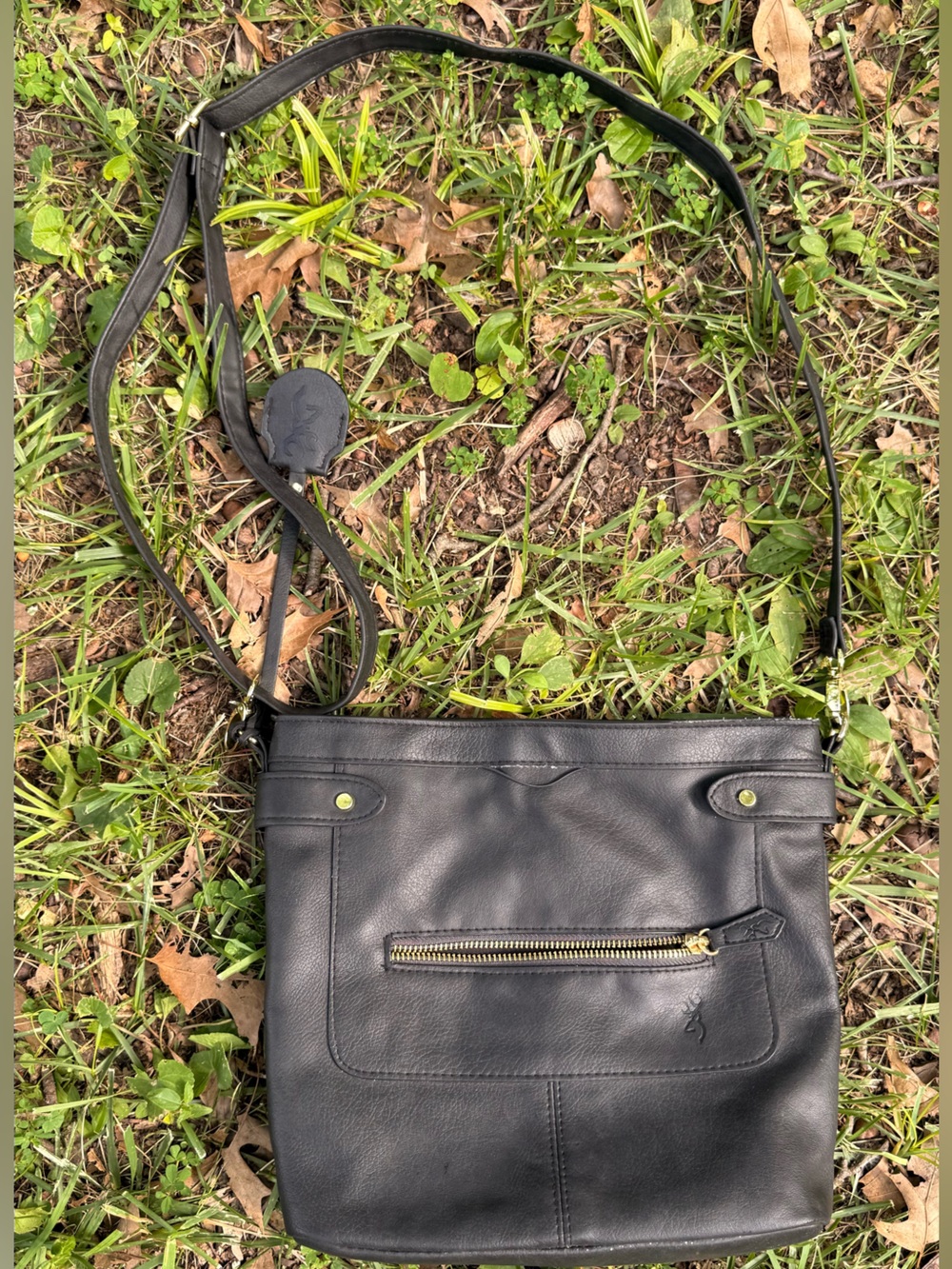 Genuine Leather Browning Catrina Cross-Body Concealed Carry handbag